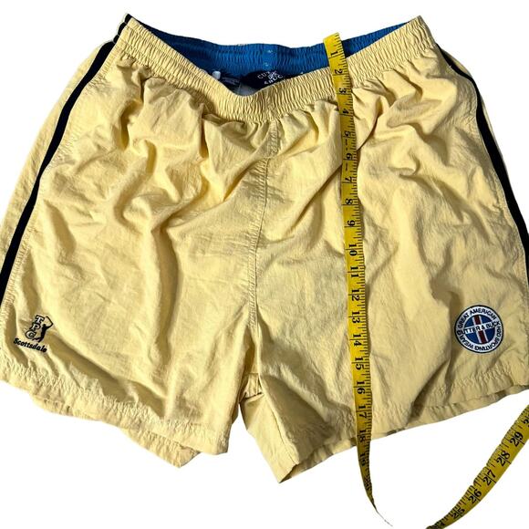 Yellow Cutter and Buck Men's TPC Scottsdale Swim Board Shorts Trunks XL - Picture 3 of 4
